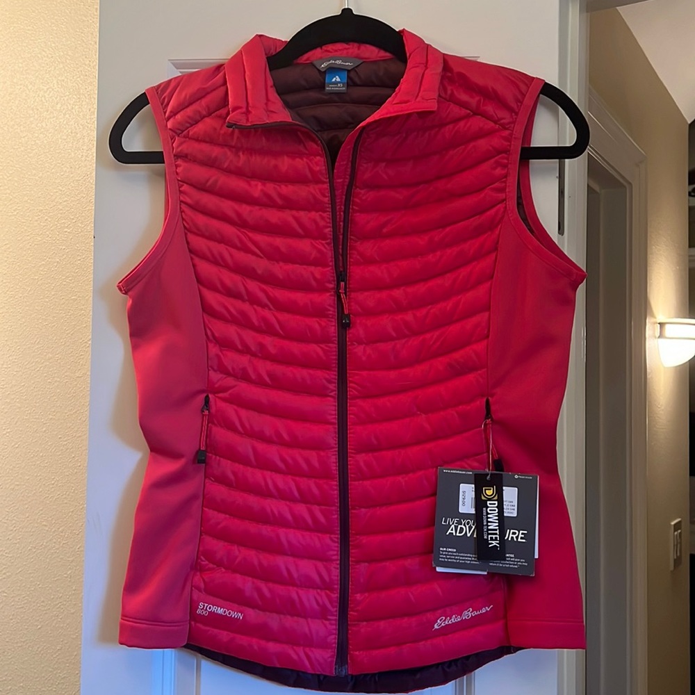 NWT Eddie Bauer XS Storm Down Vest